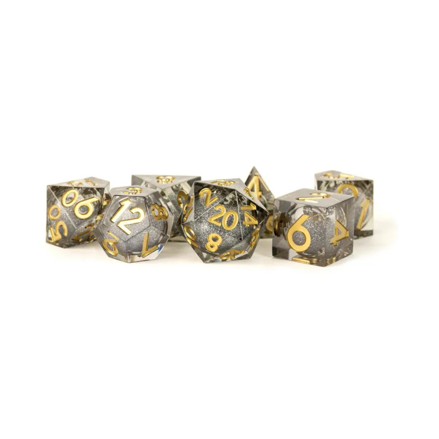 Набор кубиков Elixir Liquid Core — исчезающее масло с золотом (7), Elixir Liquid Core Dice
Набор кубиков Elixir Liquid Core — исчезающее масло с золотом (7), Elixir Liquid Core Dice