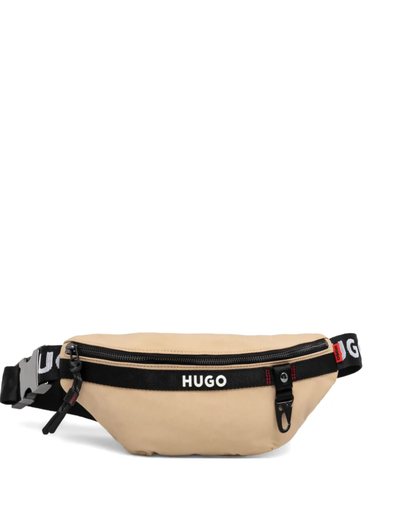 Поясная сумка с контрастным логотипом HUGO, нейтральный
Поясная сумка с контрастным логотипом HUGO, нейтральный
