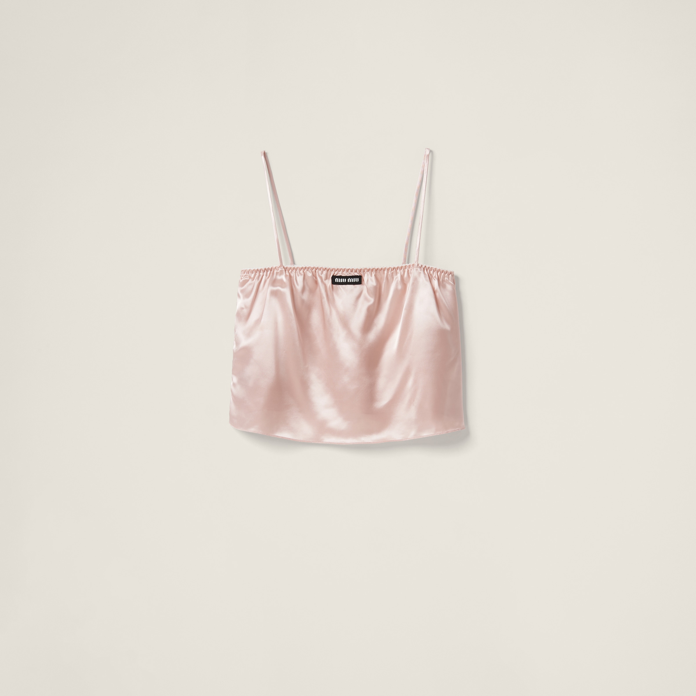 Атласный топ MIU MIU, розовый
Атласный топ MIU MIU, розовый