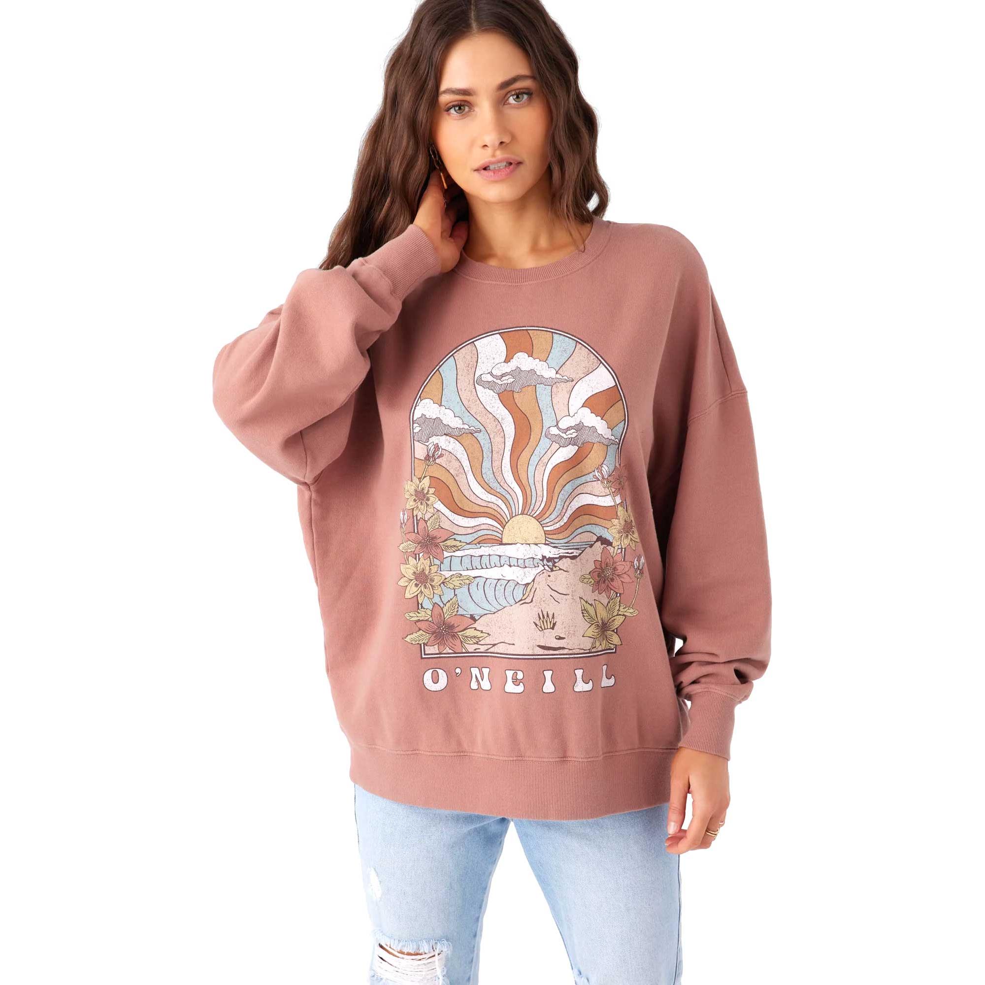 Женский флисовый пуловер с круглым вырезом и свободным кроем "Chomen's Choice" O'Neill, Burlwood
Женский флисовый пуловер с круглым вырезом и свободным кроем "Chomen's Choice" O'Neill, Burlwood