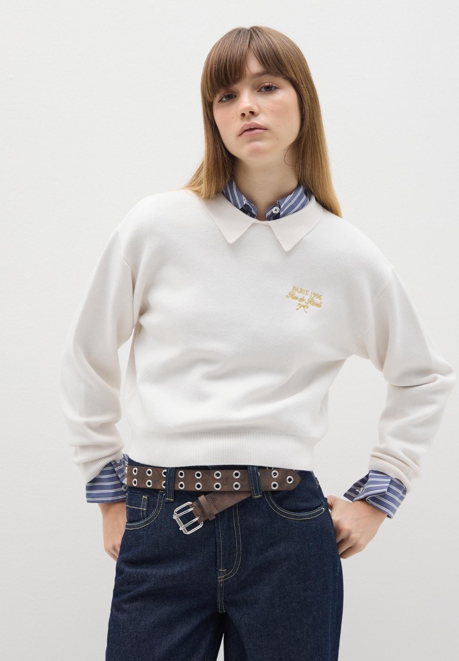 Джемпер B.ANGEL Jumper, Optical White/Off-White
Джемпер B.ANGEL Jumper, Optical White/Off-White