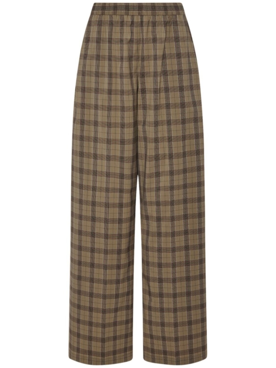 Rosetta Getty широкие брюки в клетку, нейтральный цвет 
Rosetta Getty широкие брюки в клетку, нейтральный цвет