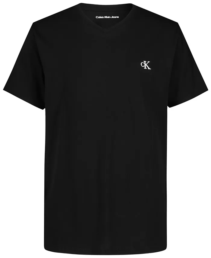 Футболка с V-образным вырезом и коротким рукавом Big Boys Monologo Calvin Klein, черный
Футболка с V-образным вырезом и коротким рукавом Big Boys Monologo Calvin Klein, черный