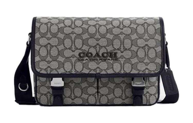 COACH Кожаный посыльный мешок из ткани лиги
COACH Кожаный посыльный мешок из ткани лиги