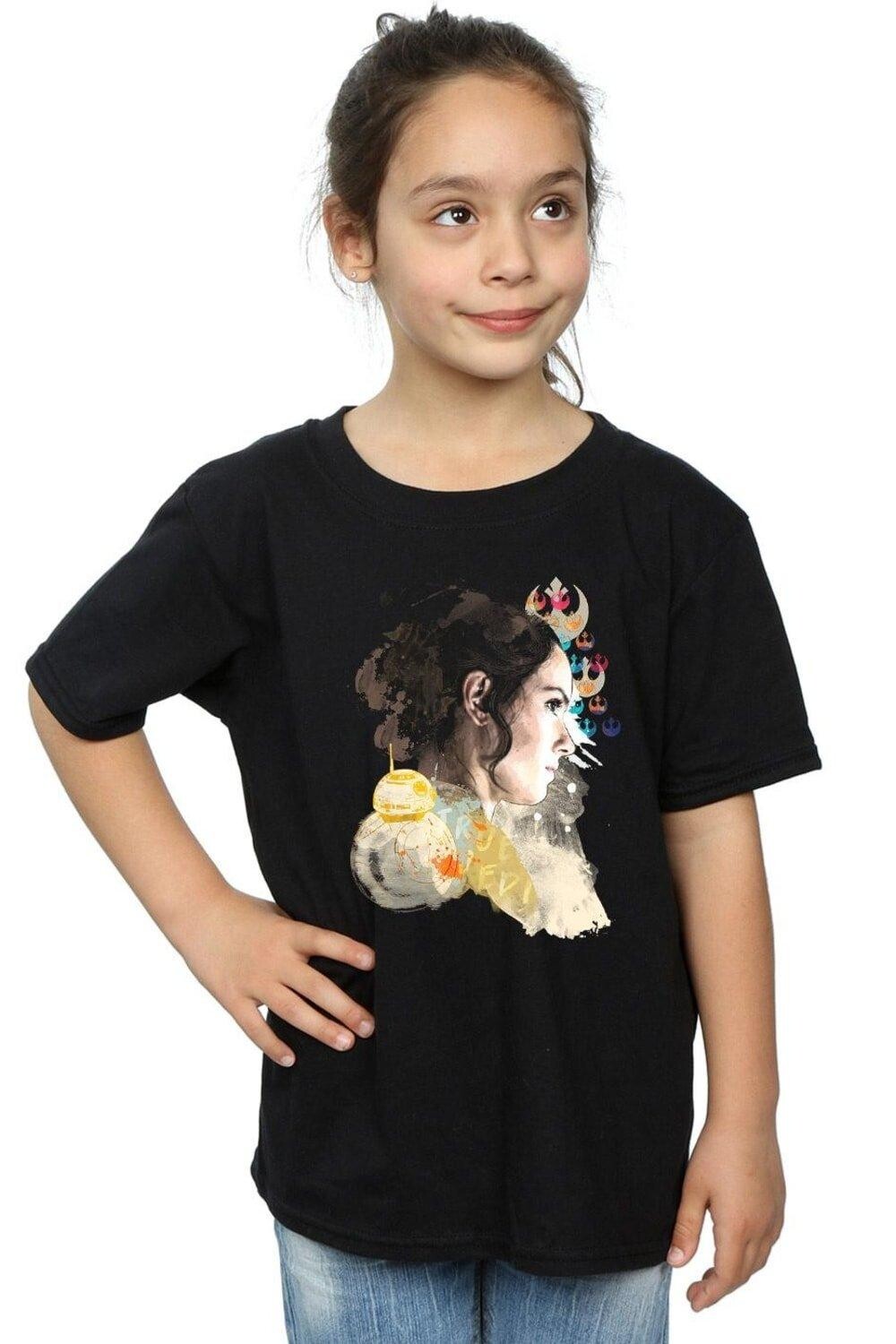 Хлопковая футболка Rey с коллажем Star Wars, черный
Хлопковая футболка Rey с коллажем Star Wars, черный