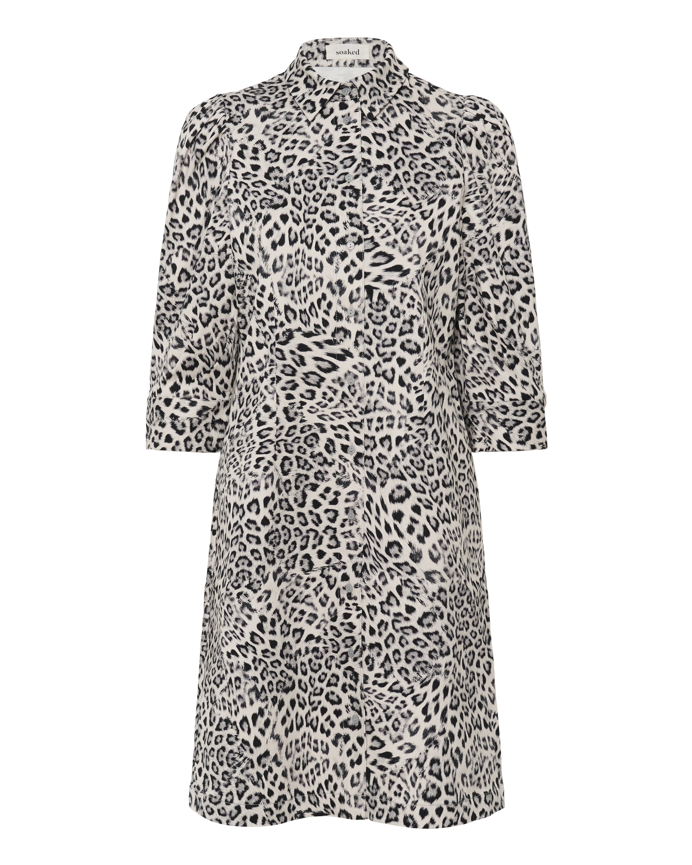 SOAKED IN LUXURY Платье-рубашка 'Sandja' в сером цвете
SOAKED IN LUXURY Платье-рубашка 'Sandja' в сером цвете