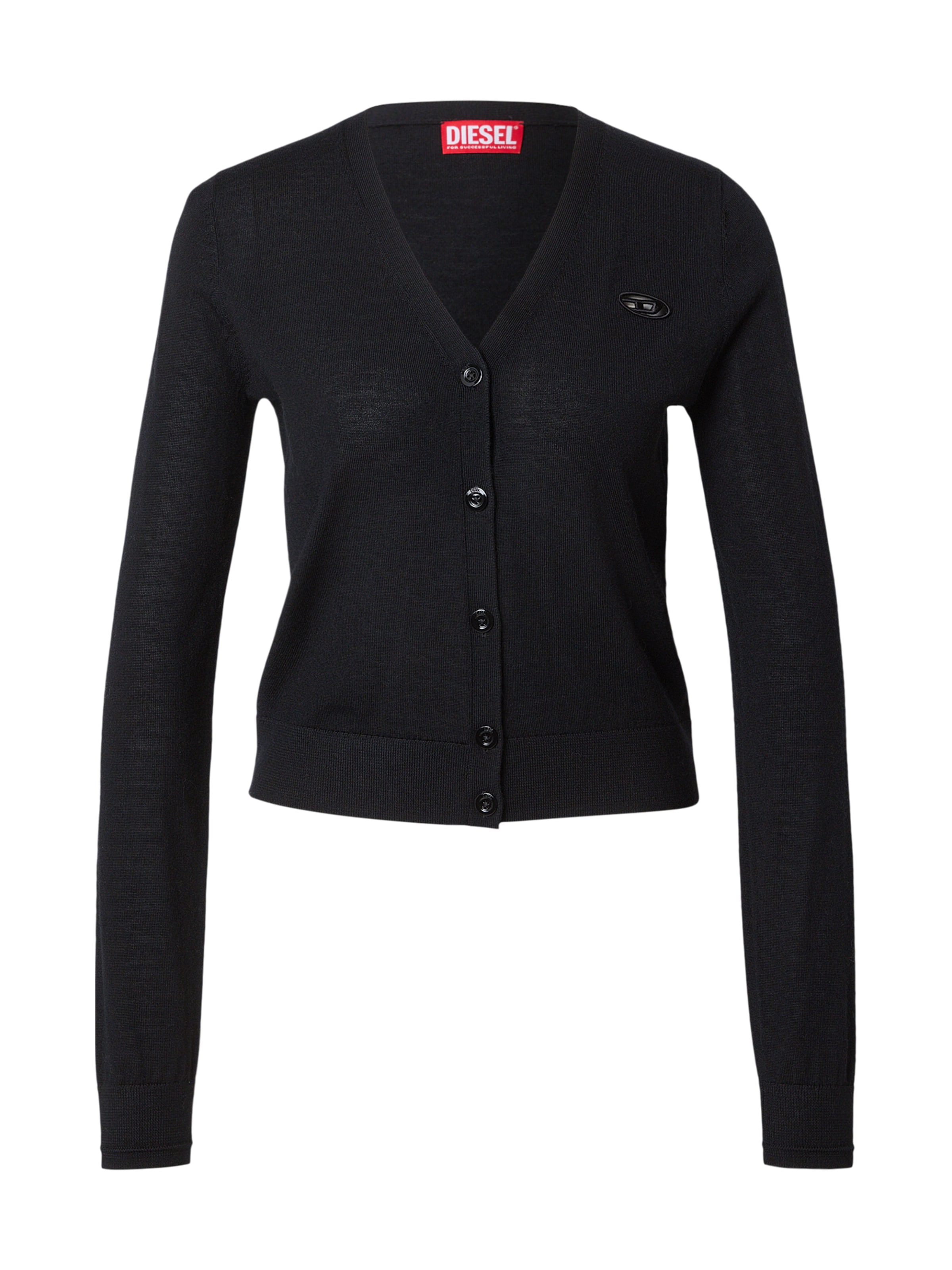 DIESEL Вязаный кардиган 'M-ALIMA' в черном цвете
DIESEL Вязаный кардиган 'M-ALIMA' в черном цвете