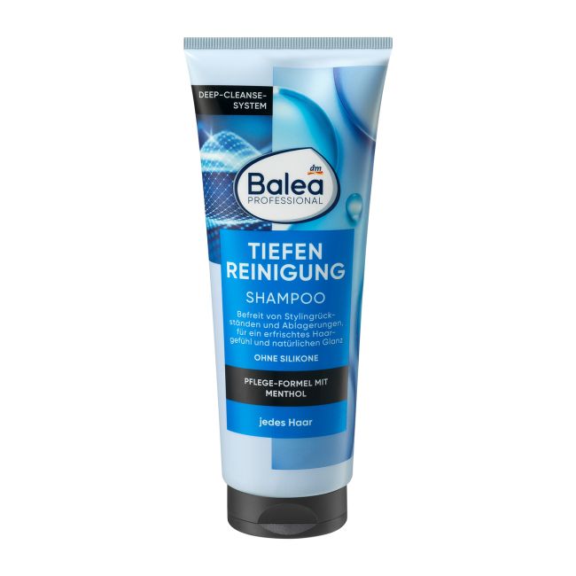 Глубоко очищающий шампунь для волос Balea, 250 мл
Глубоко очищающий шампунь для волос Balea, 250 мл