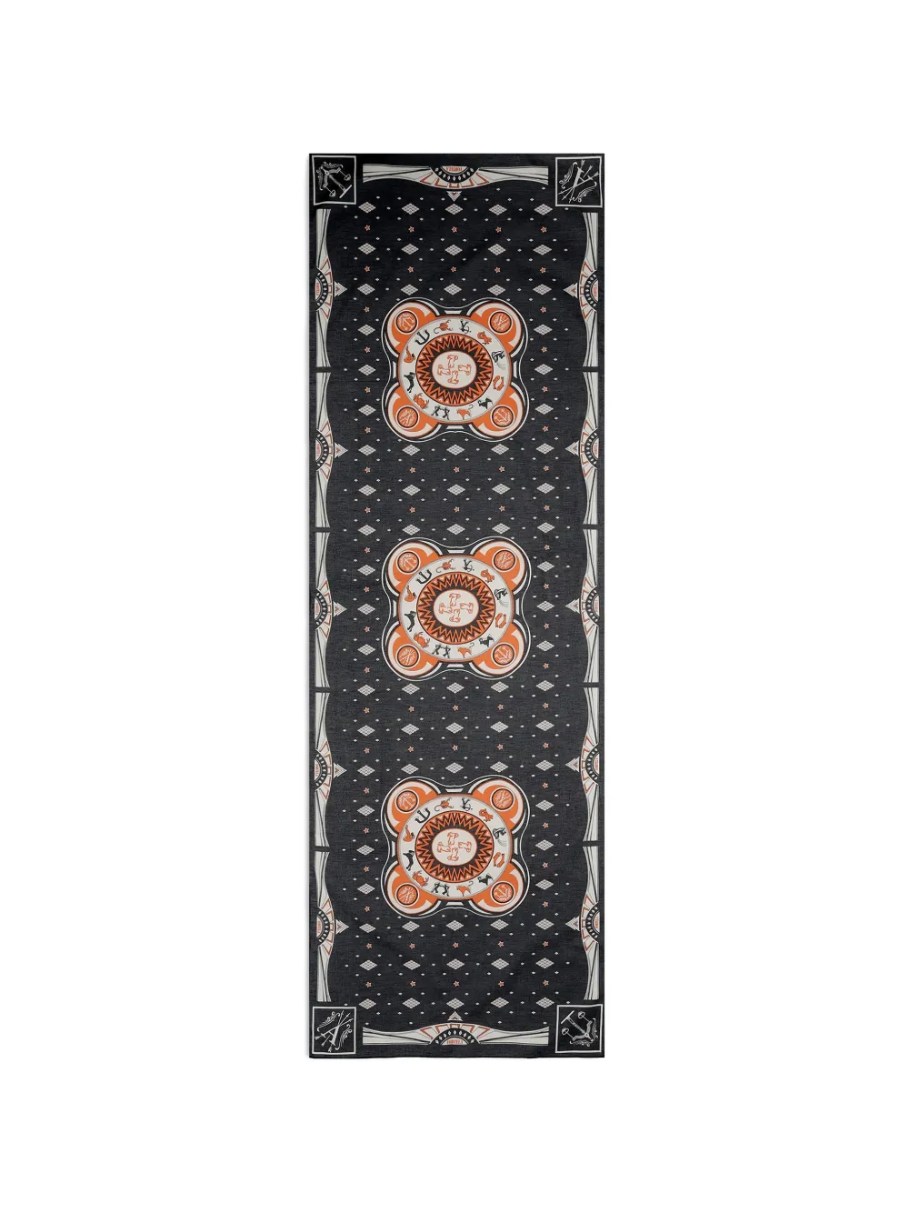 Платок с принтом Fortela, черный
Платок с принтом Fortela, черный