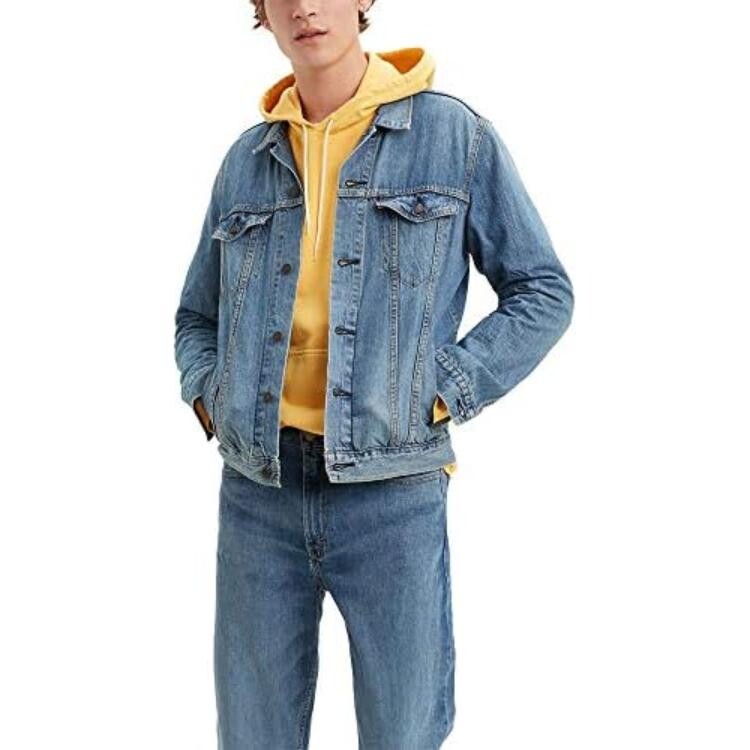 Джинсовая куртка мужская, вымытая, синий Levis
Джинсовая куртка мужская, вымытая, синий Levis