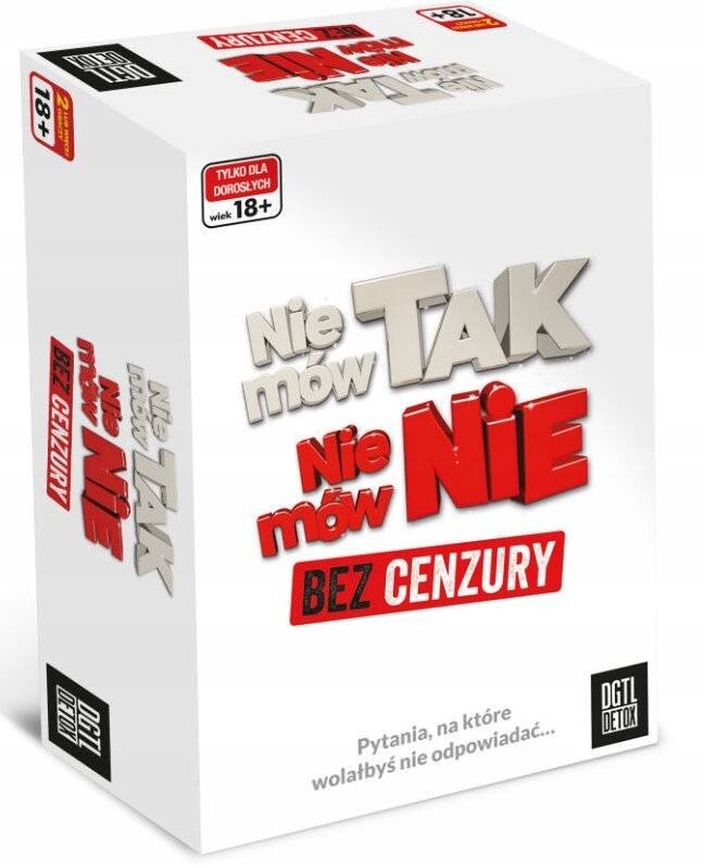 Не говорите ДА, не говорите НЕТ. Без цензуры - вечеринка, настольная игра, шпага Epee
Не говорите ДА, не говорите НЕТ. Без цензуры - вечеринка, настольная игра, шпага Epee