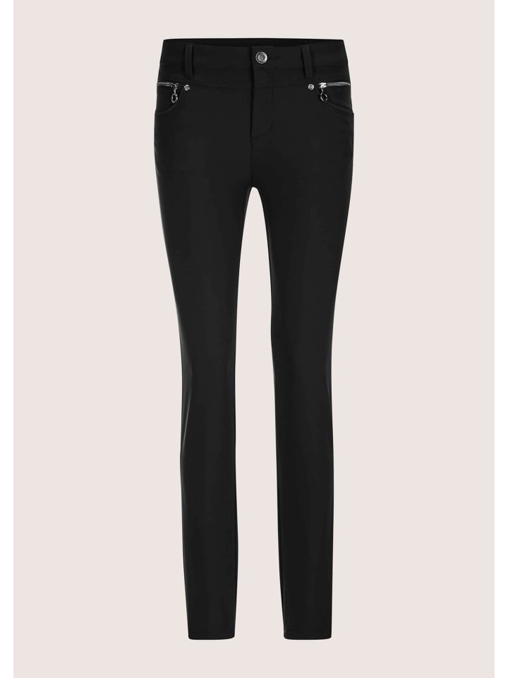 MADELEINE Узкие эластичные брюки с карманами, черные
MADELEINE Узкие эластичные брюки с карманами, черные