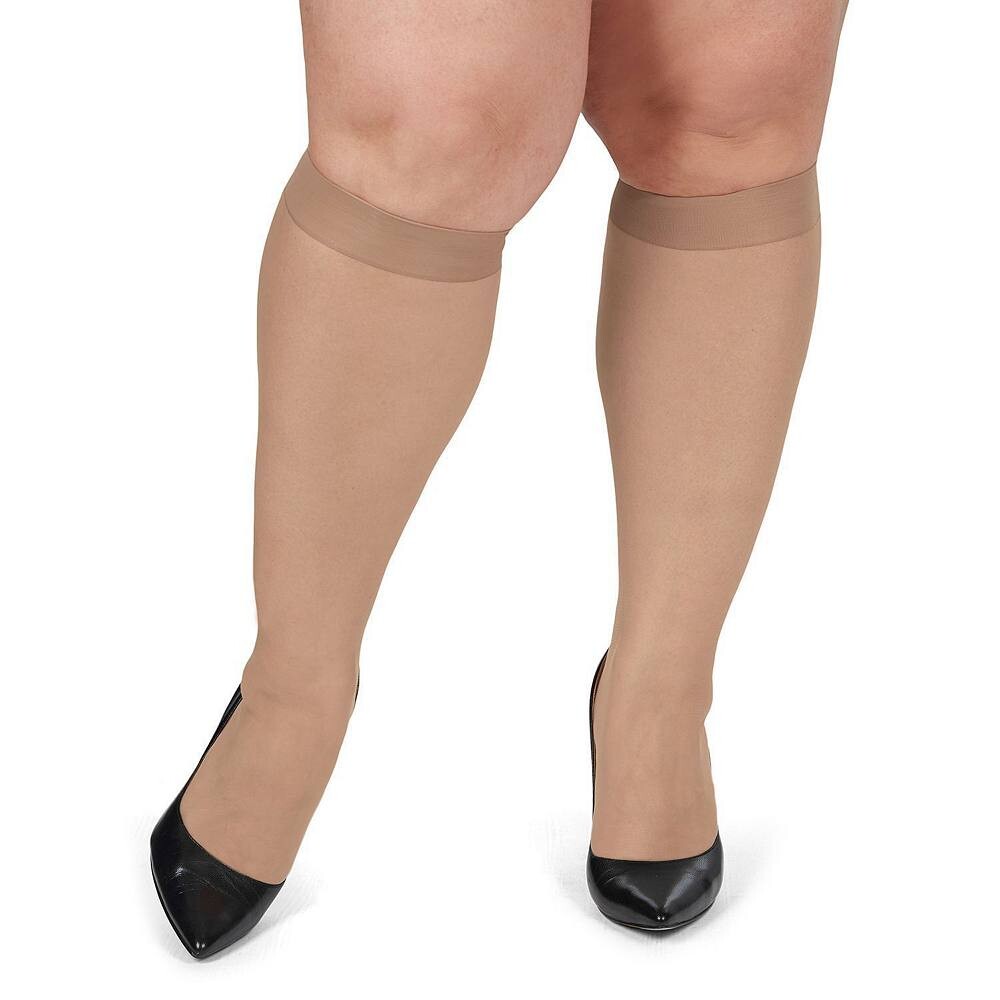 Энергичные чулки до колена больших размеров (2 шт.) MeMoi, цвет City Beige
Энергичные чулки до колена больших размеров (2 шт.) MeMoi, цвет City Beige