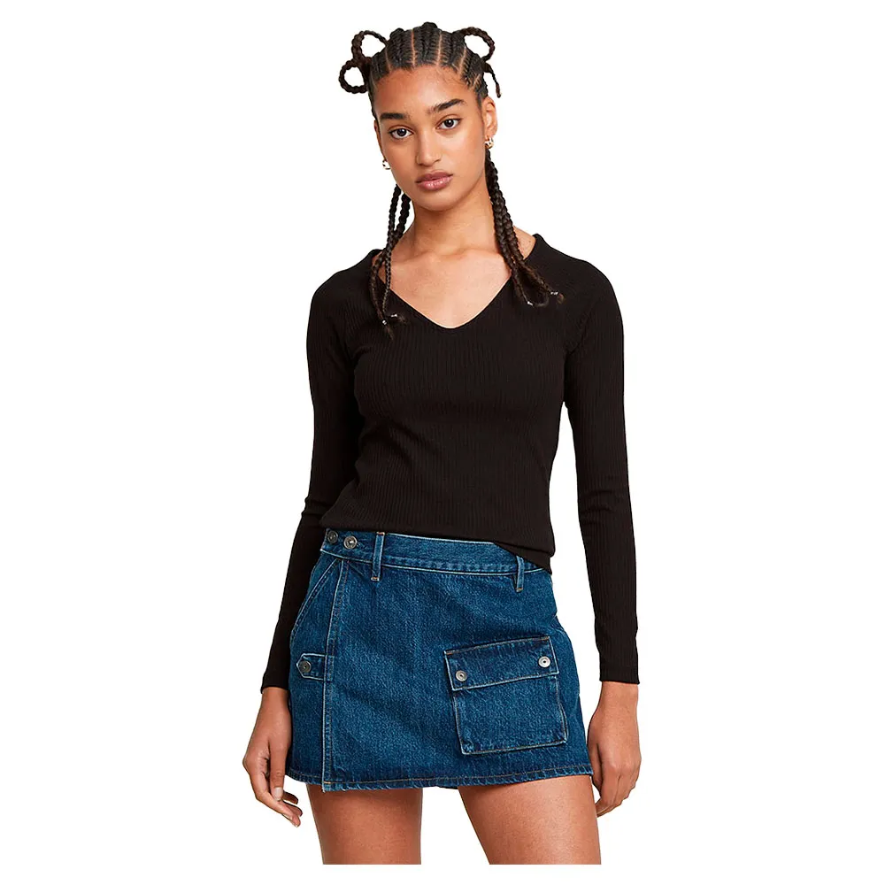 Футболка G-Star Slim Rib Long Sleeve V Neck, черный
Футболка G-Star Slim Rib Long Sleeve V Neck, черный