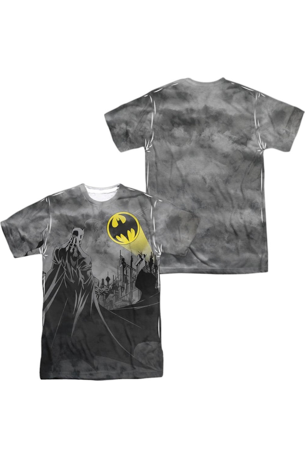 Футболка с коротким рукавом для взрослых из 100% полиэстера «Бэтмен, услышь зов» (принт спереди/сзади) Gildan, белый
Футболка с коротким рукавом для взрослых из 100% полиэстера «Бэтмен, услышь зов» (принт спереди/сзади) Gildan, белый