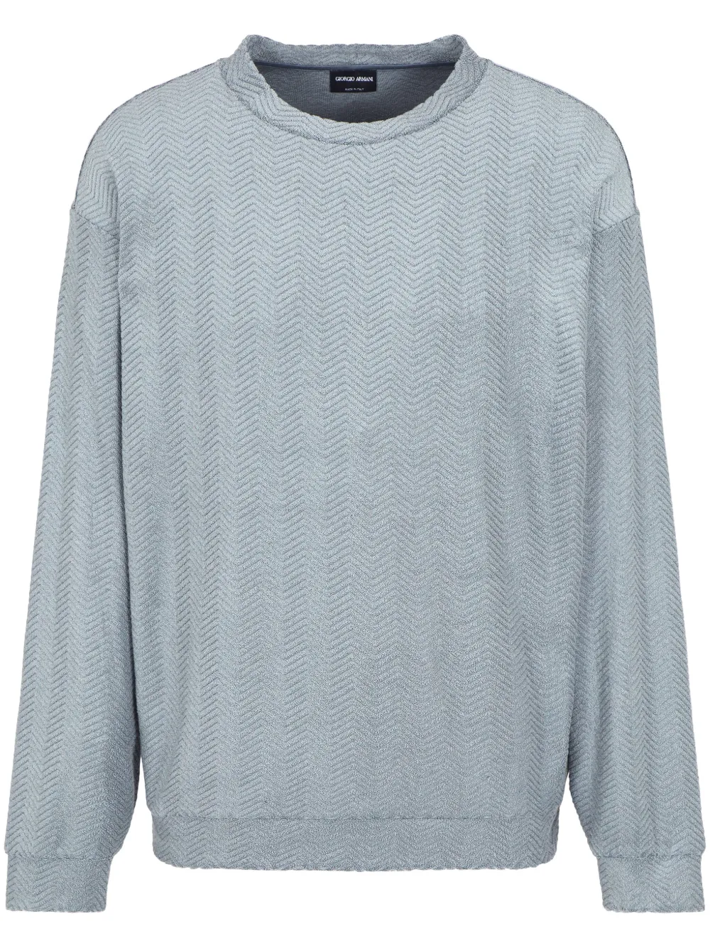 Свитер с узором зигзаг GIORGIO ARMANI, серый
Свитер с узором зигзаг GIORGIO ARMANI, серый