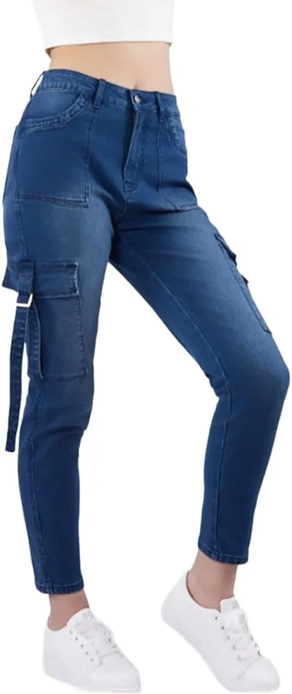 Скинни карго джинсы для женщин с высокой талией и множеством карманов XYGJZ
Скинни карго джинсы для женщин с высокой талией и множеством карманов XYGJZ