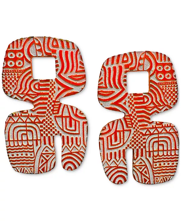 Геометрические серьги Asha Swanky Designs, orange
Геометрические серьги Asha Swanky Designs, orange