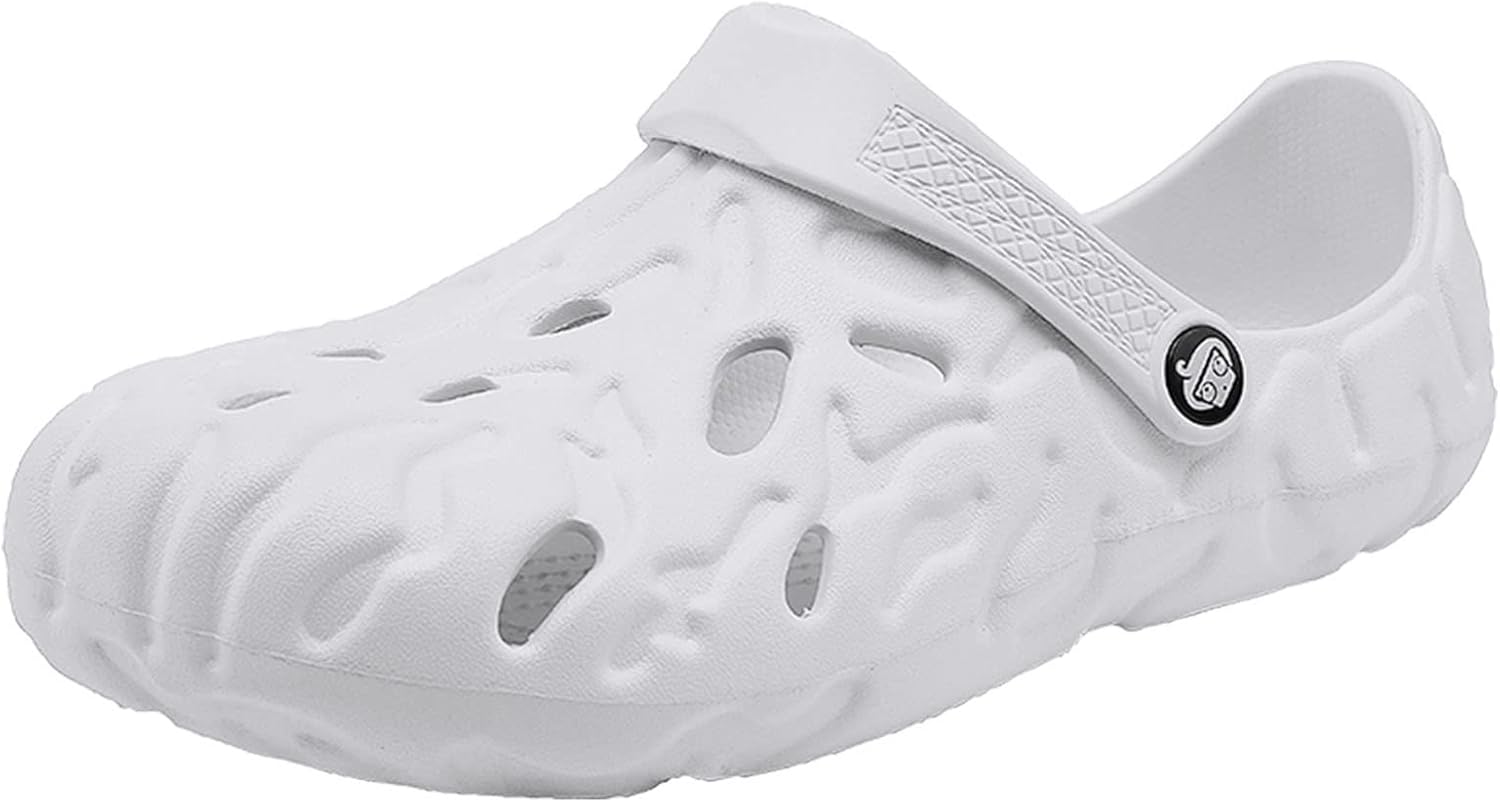 Мужские большие сабо для дома и улицы, садовая обувь, пляжные сандалии, шлепанцы, обувь для воды EVA с регулируемым ремешком Meidiastra, белый
Мужские большие сабо для дома и улицы, садовая обувь, пляжные сандалии, шлепанцы, обувь для воды EVA с регулируемым ремешком Meidiastra, белый