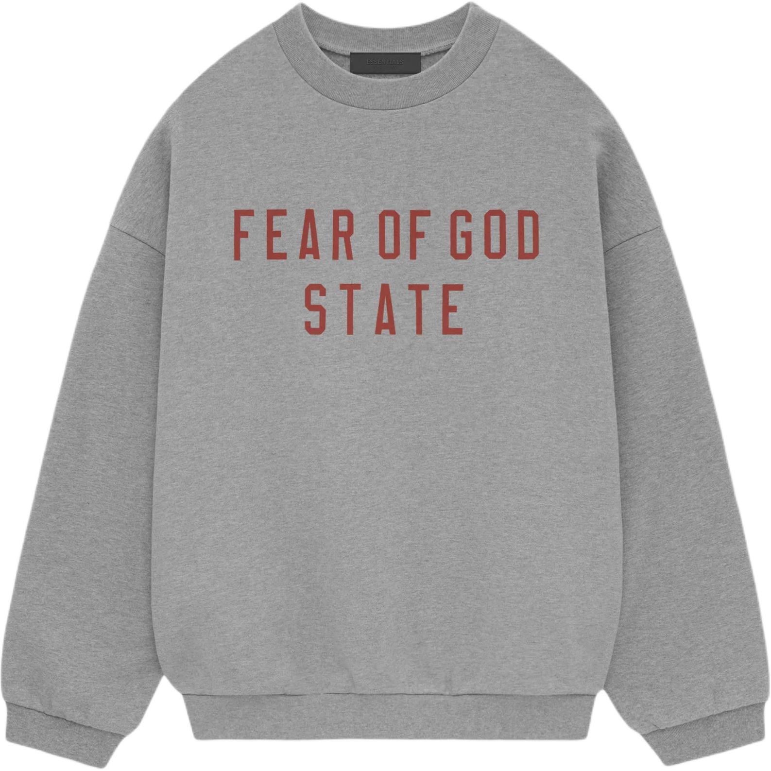 Флисовая толстовка ii crewneck Fear Of God Essentials, серый
Флисовая толстовка ii crewneck Fear Of God Essentials, серый