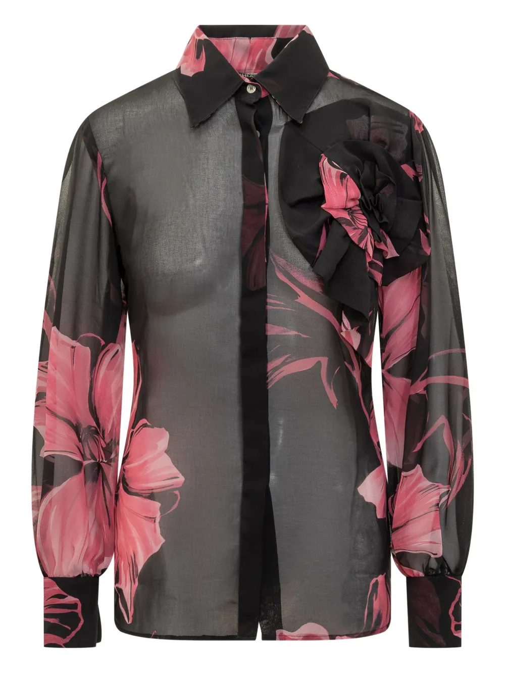 Рубашка Maja с оборками и цветочным принтом CHIARA BONI La Petite Robe, черный
Рубашка Maja с оборками и цветочным принтом CHIARA BONI La Petite Robe, черный