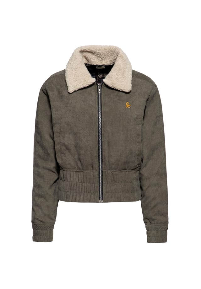 Вельветовая куртка с воротником из шерпы qk Queen Kerosin, зеленый
Вельветовая куртка с воротником из шерпы qk Queen Kerosin, зеленый