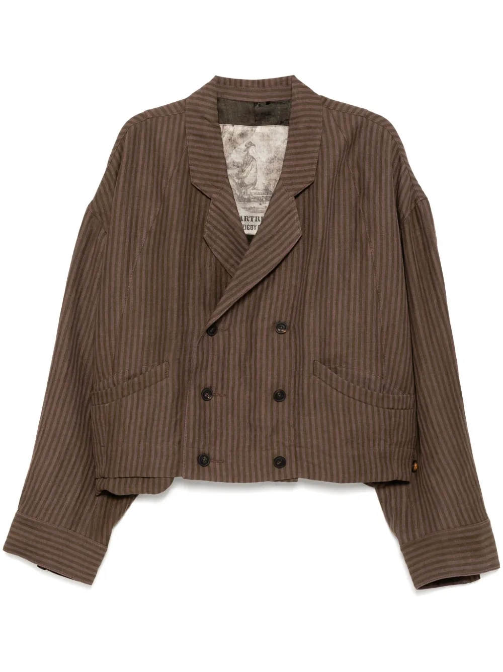 Укороченный пиджак Ziggy Chen, зеленый
Укороченный пиджак Ziggy Chen, зеленый