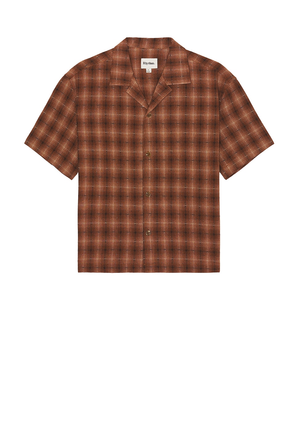 Рубашка в расслабленном стиле с узором "тень шахматной доски" Rhythm, rust
Рубашка в расслабленном стиле с узором "тень шахматной доски" Rhythm, rust