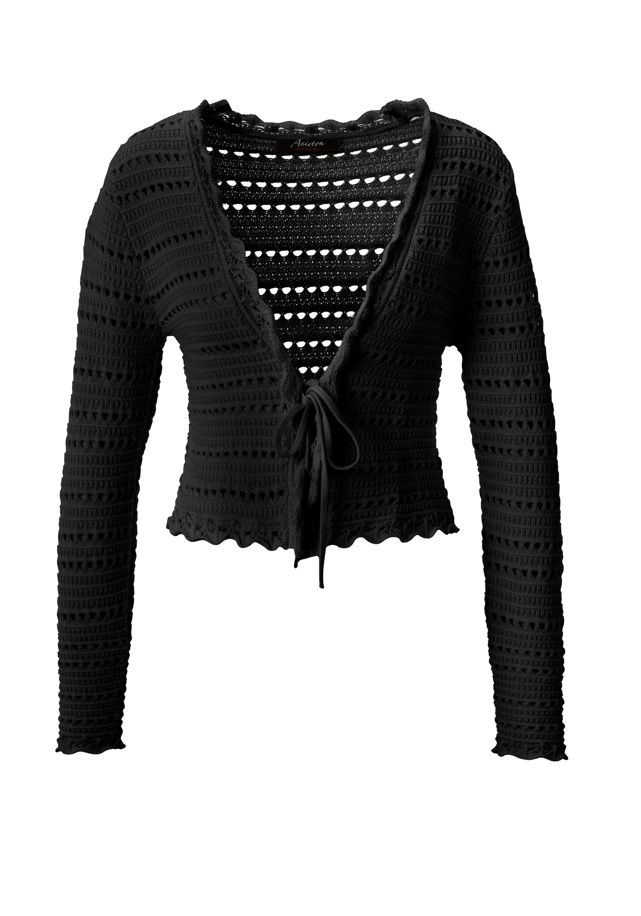 Aniston CASUAL Вязаный кардиган в черном цвете
Aniston CASUAL Вязаный кардиган в черном цвете