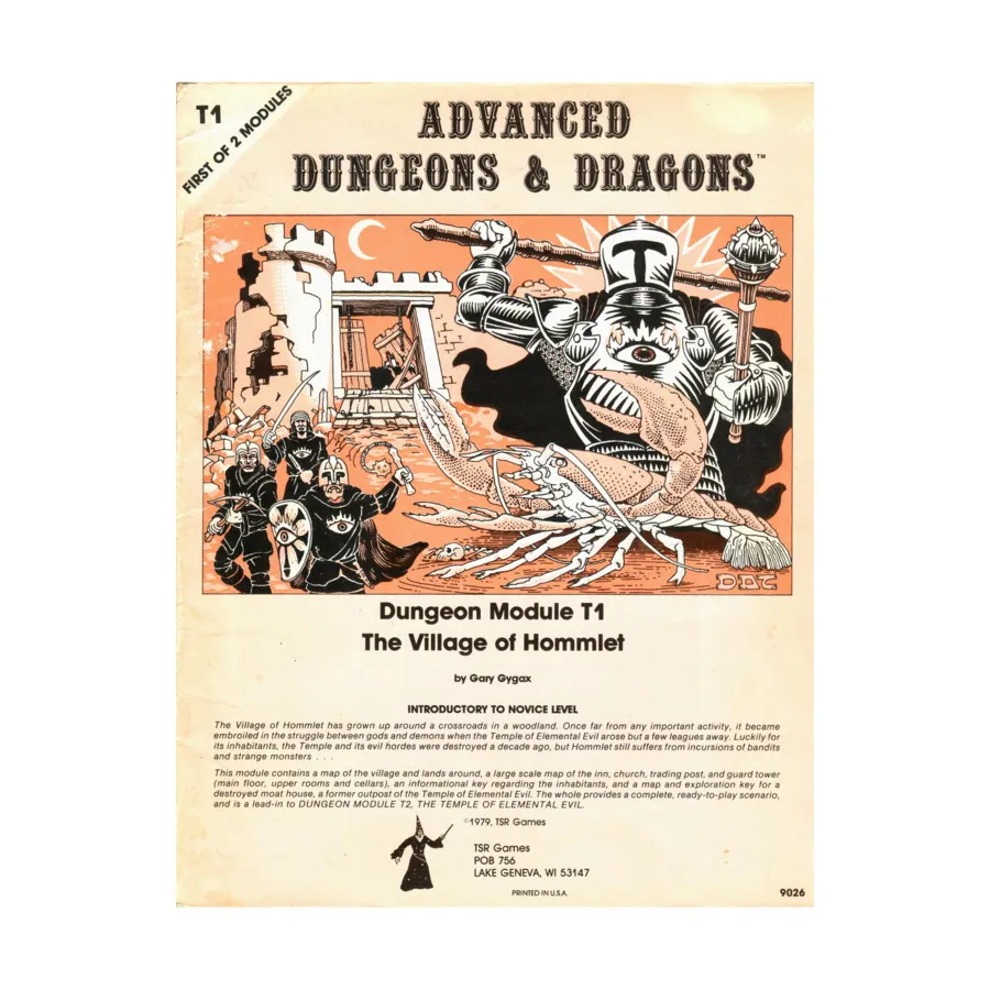 Модуль Village of Hommlet (2nd Printing, Pastel), Advanced Dungeons & Dragons (1st Edition) - Modules & Adventures
Модуль Village of Hommlet (2nd Printing, Pastel), Advanced Dungeons & Dragons (1st Edition) - Modules & Adventures