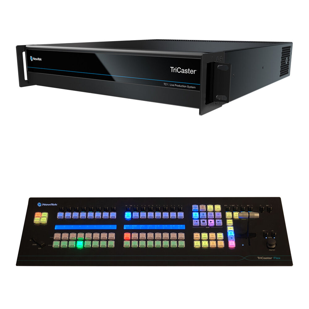Комплект видеокоммутатора Vizrt TriCaster TC1 и гибкой панели управления
Комплект видеокоммутатора Vizrt TriCaster TC1 и гибкой панели управления