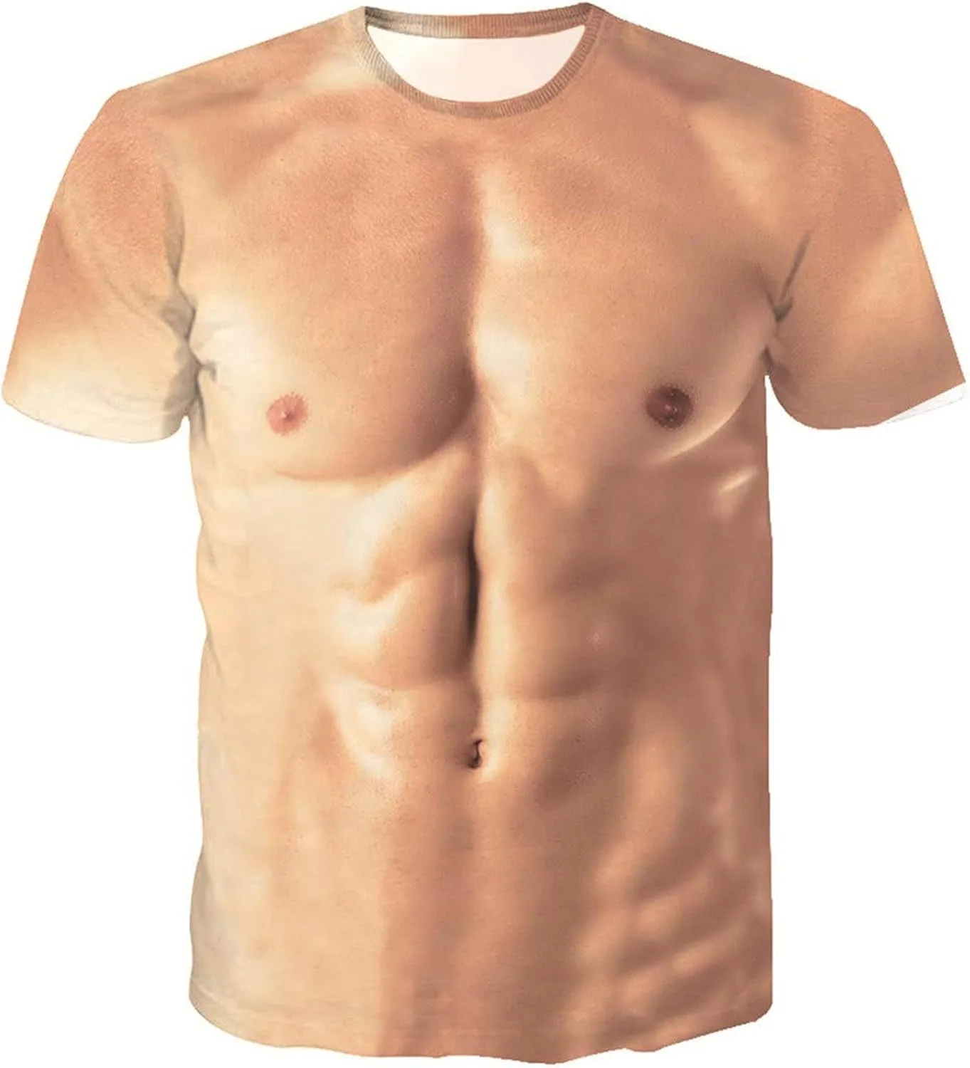 Футболка для мужчин с принтом Fake Abs
Футболка для мужчин с принтом Fake Abs