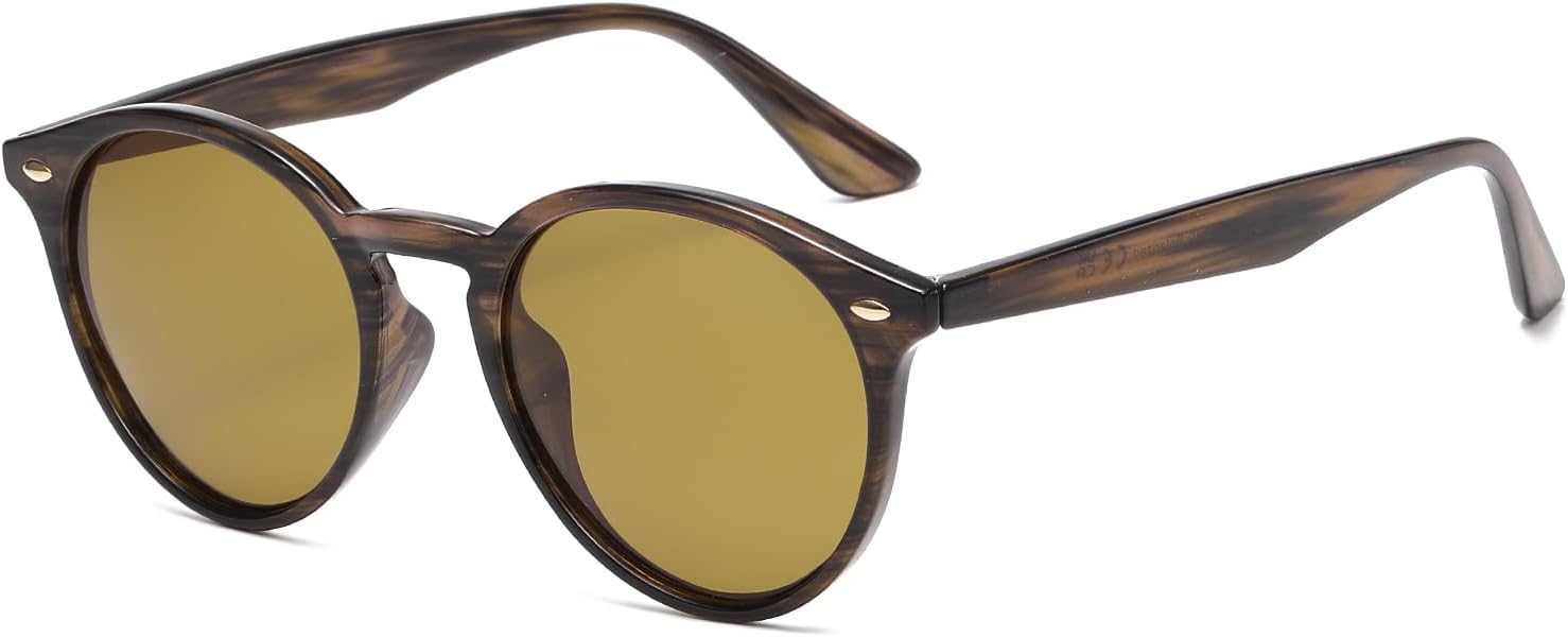 Круглые поляризованные солнцезащитные очки для женщин и мужчин, классический ретро-дизайнерский стиль, модные, с защитой от УФ-излучения UV400 POLARKING, Stripe Green/Yellow
Круглые поляризованные солнцезащитные очки для женщин и мужчин, классический ретро-дизайнерский стиль, модные, с защитой от УФ-излучения UV400 POLARKING, Stripe Green/Yellow