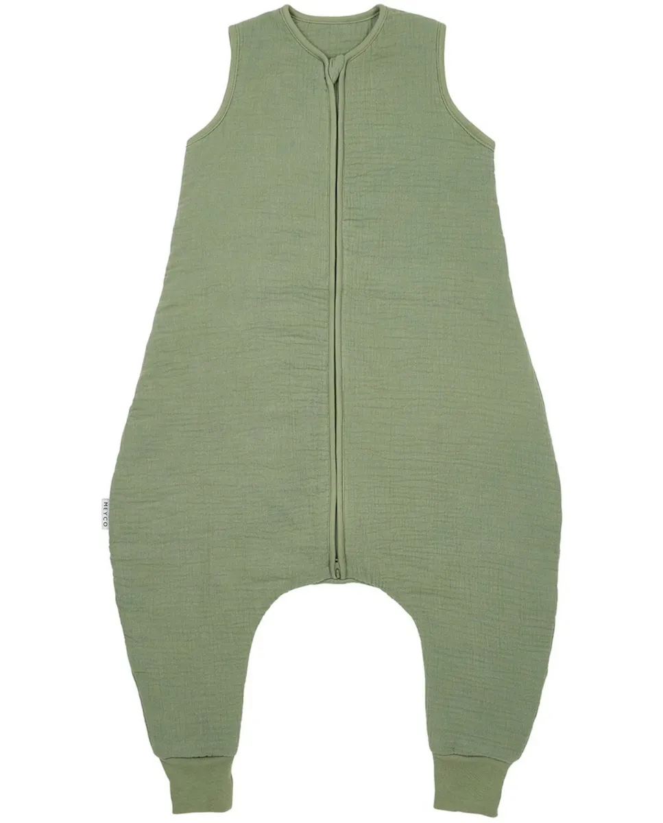 Детская предварительно постиранная зимняя муслиновая пижама без рукавов Meyco, темно-зеленый
Детская предварительно постиранная зимняя муслиновая пижама без рукавов Meyco, темно-зеленый