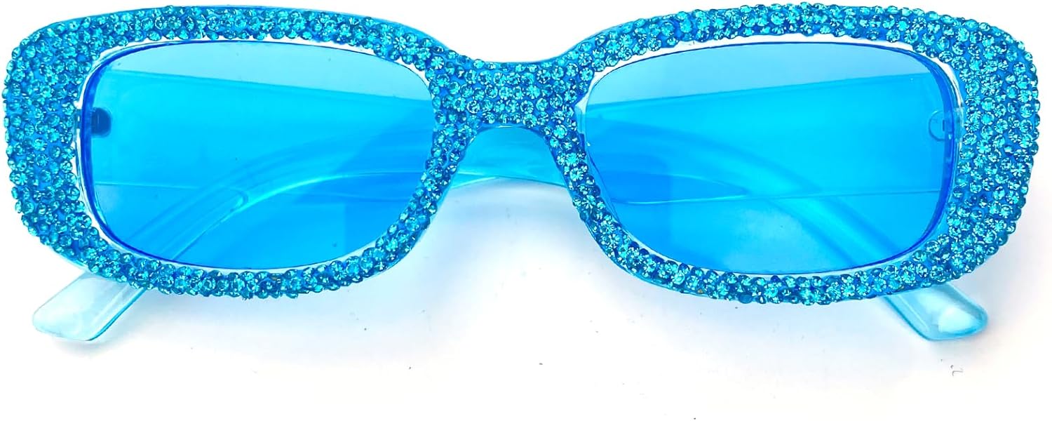 Блестящие солнцезащитные очки для женщин с бриллиантами, модные солнцезащитные очки со стразами, оправа с драгоценными камнями, очки для костюмированных вечеринок mincl, Blue
Блестящие солнцезащитные очки для женщин с бриллиантами, модные солнцезащитные очки со стразами, оправа с драгоценными камнями, очки для костюмированных вечеринок mincl, Blue