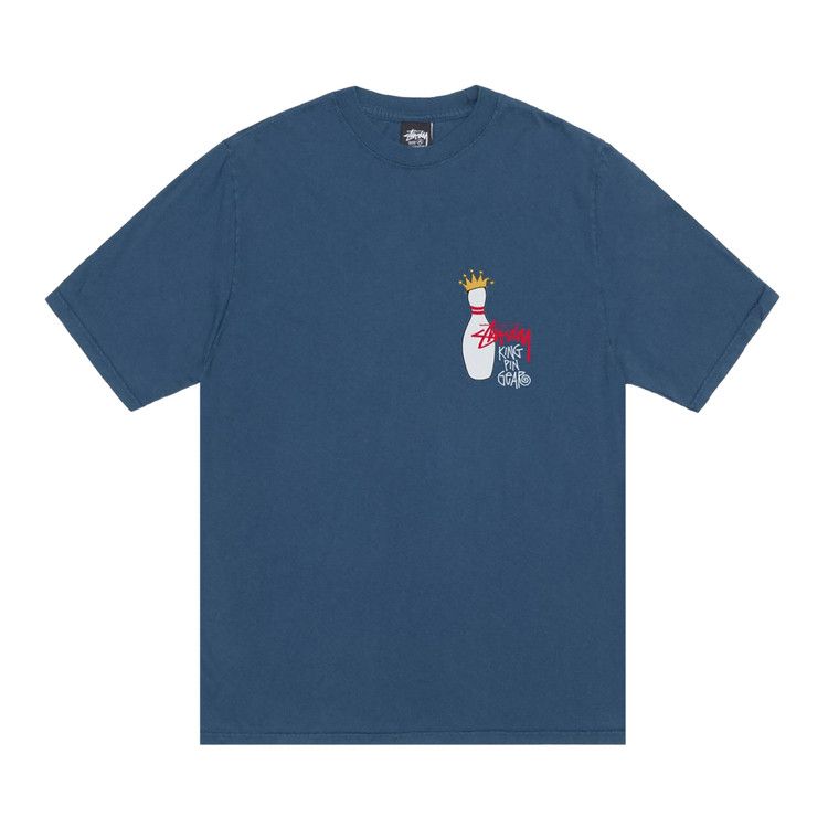 Футболка Stussy Pigment Dyed Kingpin Tee, Navy 
Футболка Stussy Pigment Dyed Kingpin Tee, Navy