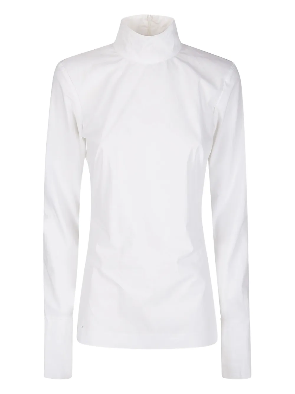 Блузка из поплина с высоким воротом THELATEST, белый
Блузка из поплина с высоким воротом THELATEST, белый