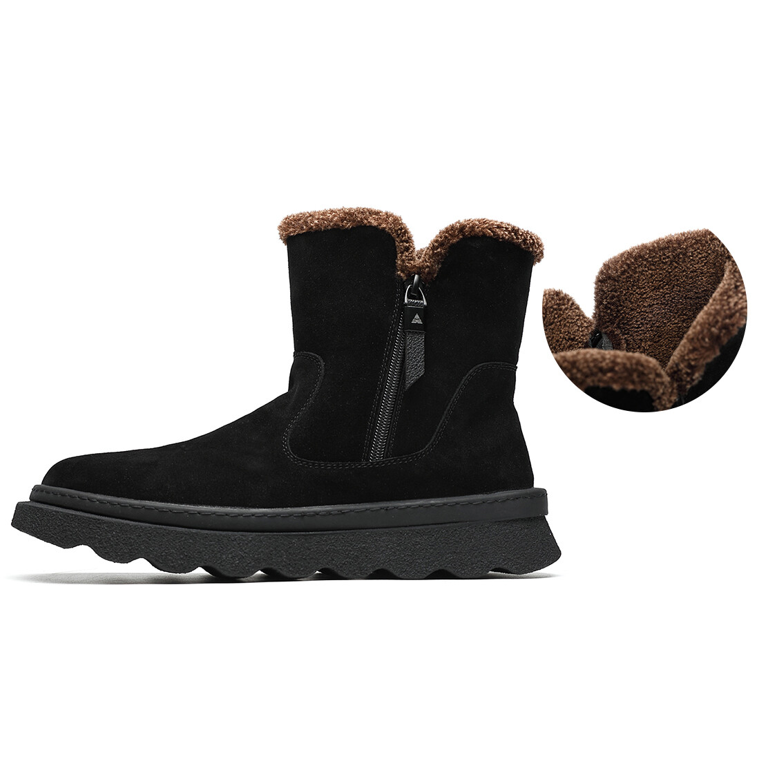 Зимние ботинки мужские черный Fapai 
Зимние ботинки мужские черный Fapai