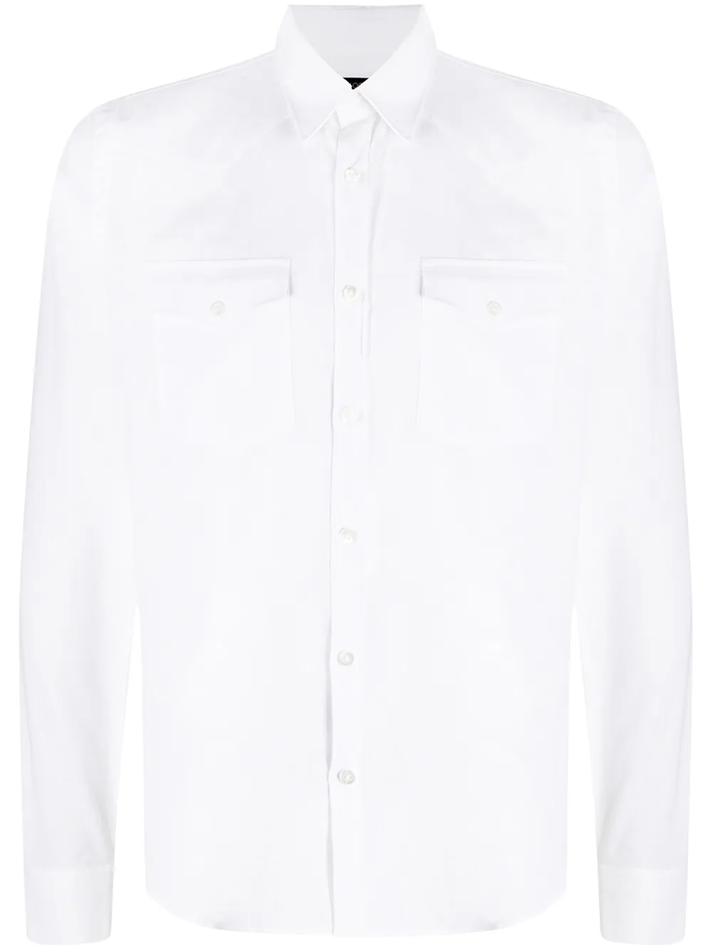 Рубашка узкого кроя на пуговицах Dell'oglio, белый
Рубашка узкого кроя на пуговицах Dell'oglio, белый