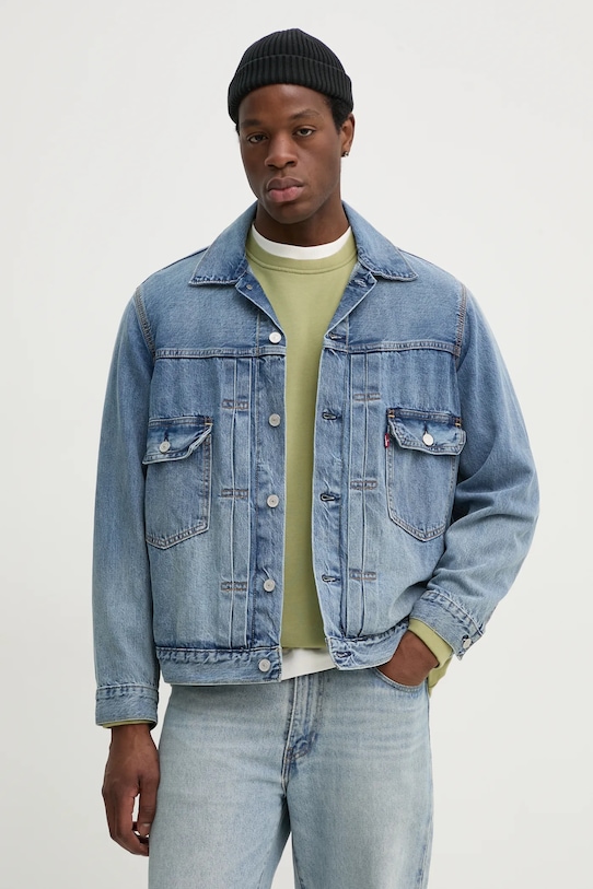 Джинсовая хлопковая куртка Type 2 Trucker Levi'S, синий
Джинсовая хлопковая куртка Type 2 Trucker Levi'S, синий