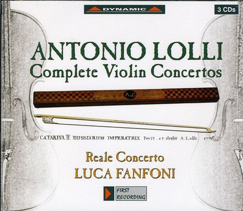 CD диск Lolli, Antonio / Fanfoni, Luca / Concerto, Reale: Complete Violin Concertos
CD диск Lolli, Antonio / Fanfoni, Luca / Concerto, Reale: Complete Violin Concertos