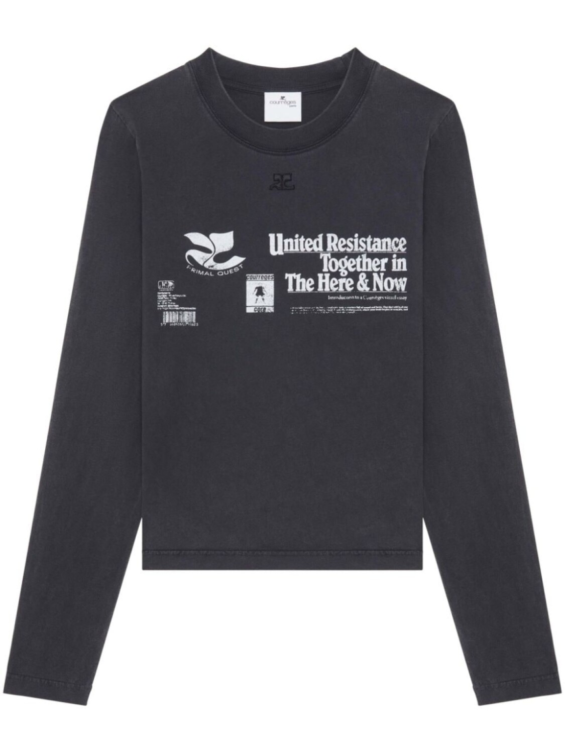 Футболка с длинными рукавами Courrèges, серый
Футболка с длинными рукавами Courrèges, серый