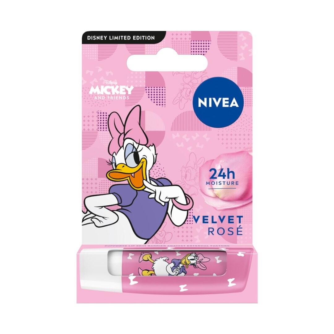 Ухаживающая губная помада Nivea Daisy Duck Disney Edition 4,8 г
Ухаживающая губная помада Nivea Daisy Duck Disney Edition 4,8 г