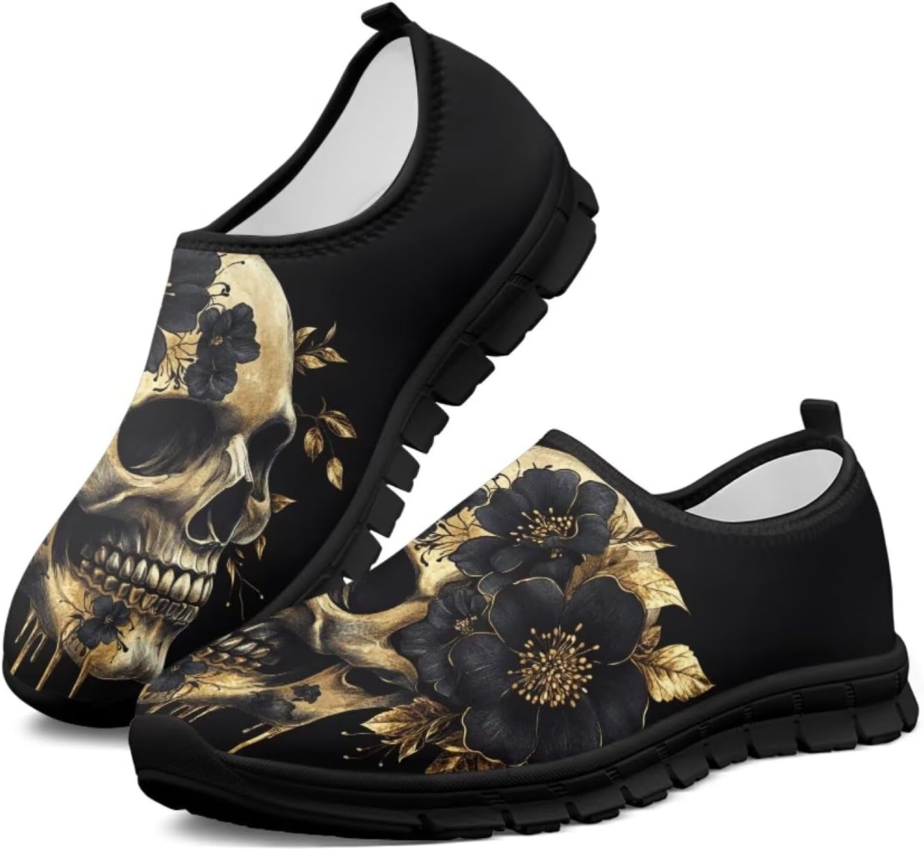 Женские кроссовки и мокасины Skull Walking: повседневные, теннисные, плоские, для работы, с широким носком, для вождения и хайкинга Ecaestolph, черный/золотой
Женские кроссовки и мокасины Skull Walking: повседневные, теннисные, плоские, для работы, с широким носком, для вождения и хайкинга Ecaestolph, черный/золотой