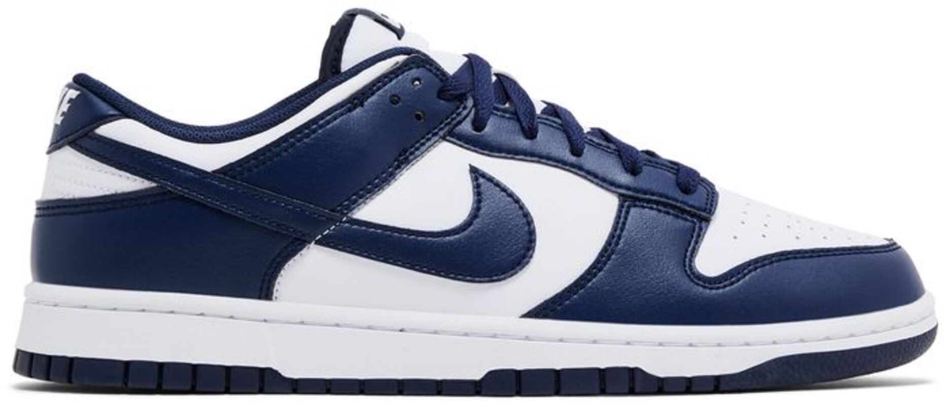 Кроссовки Nike Dunk Low White Midnight Navy
Кроссовки Nike Dunk Low White Midnight Navy