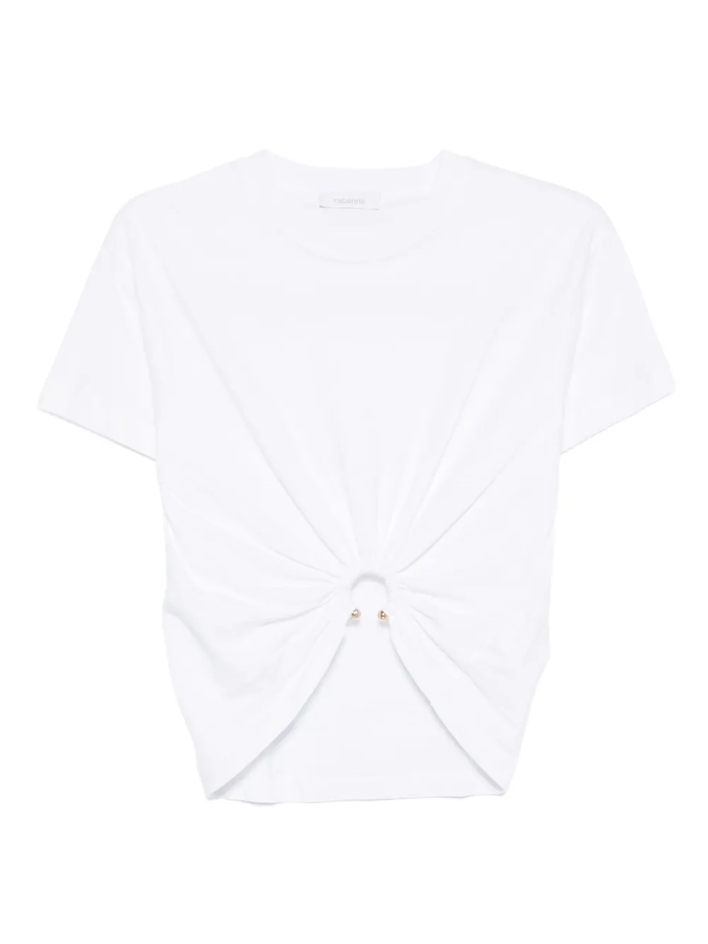 Декорированная футболка Rabanne, белый
Декорированная футболка Rabanne, белый