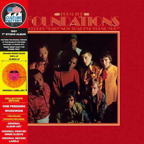 Виниловая пластинка Foundations: From The Foundations (Baby Now That I Found You) (Orange Smoke)
Виниловая пластинка Foundations: From The Foundations (Baby Now That I Found You) (Orange Smoke)