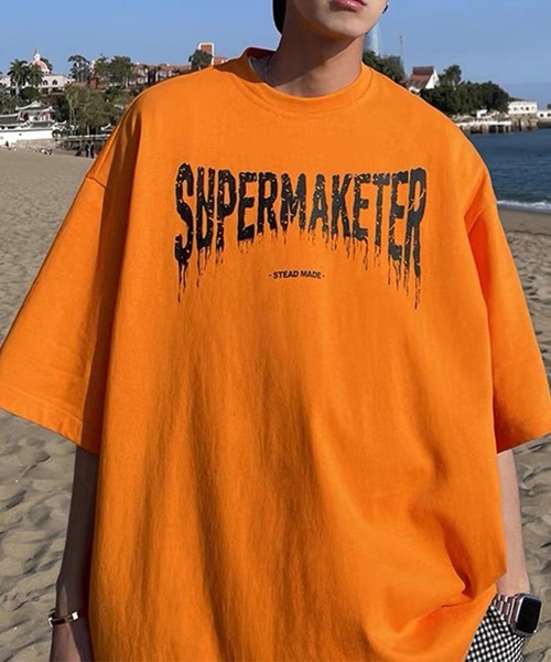 Футболка в корейском уличном стиле с крупным принтом, унисекс, бренд ILL'S, цвет оранжевый
Футболка в корейском уличном стиле с крупным принтом, унисекс, бренд ILL'S, цвет оранжевый