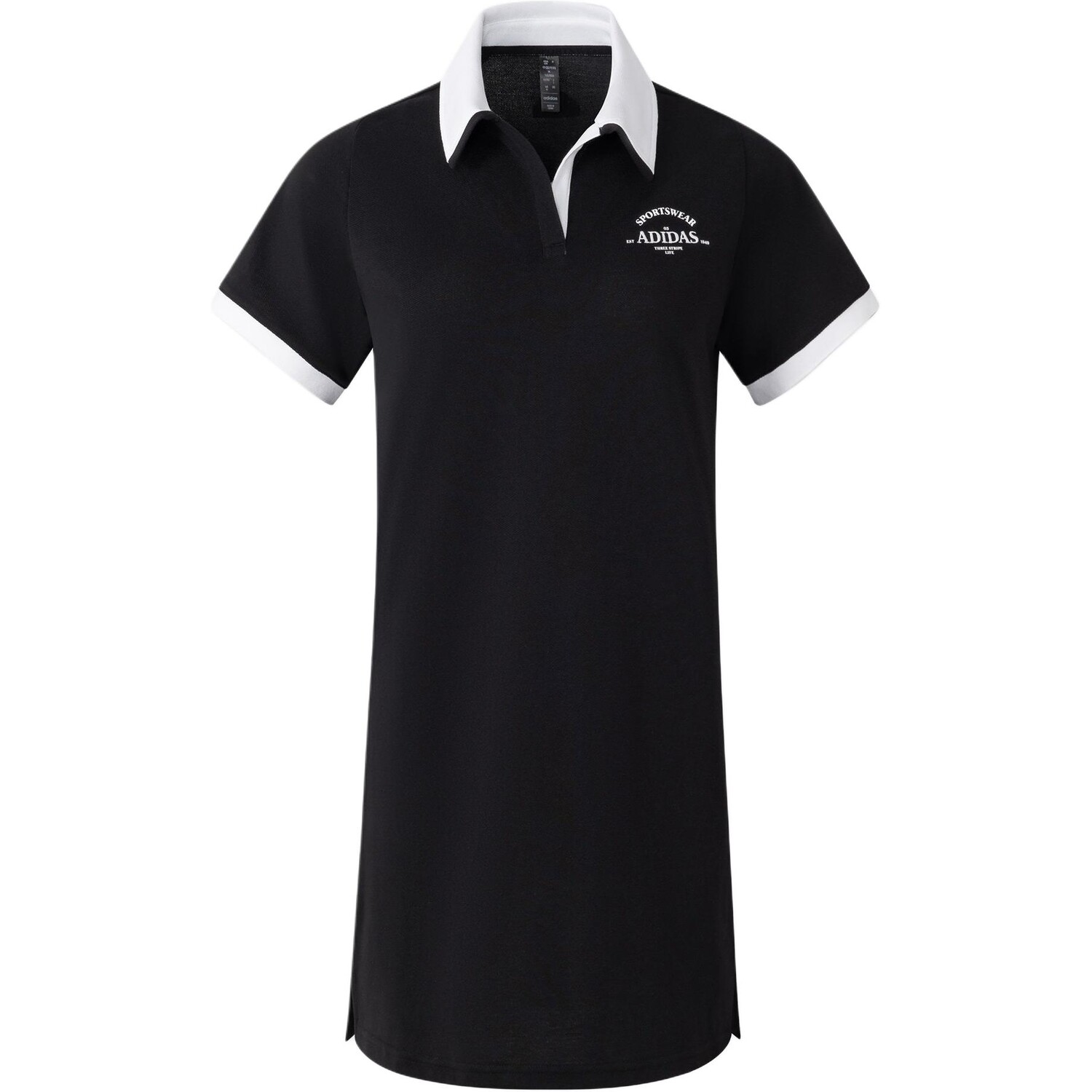 Платье с короткими рукавами женское черное Adidas
Платье с короткими рукавами женское черное Adidas