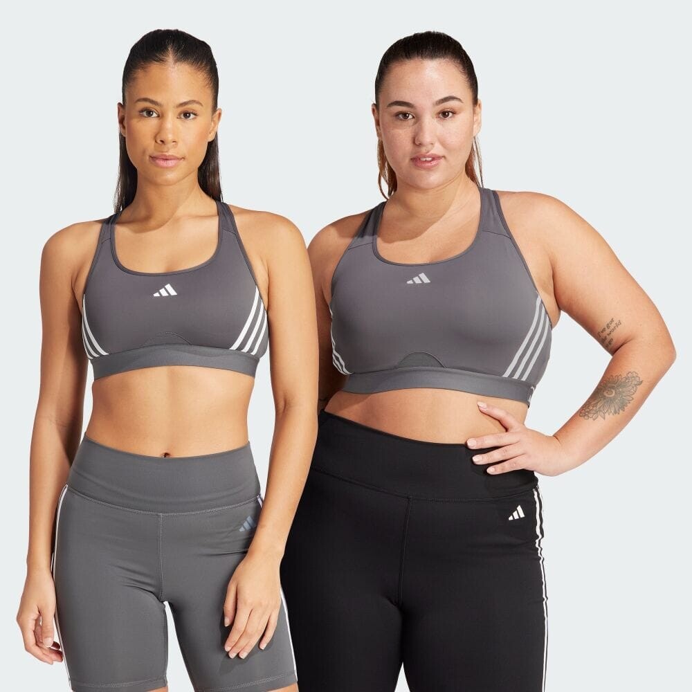 Спортивный бюстгальтер Adidas POWERIMPACT TRAIN MEDIUM SUPPORT 3-STRIPES BRA, цвет Grey Six/White
Спортивный бюстгальтер Adidas POWERIMPACT TRAIN MEDIUM SUPPORT 3-STRIPES BRA, цвет Grey Six/White